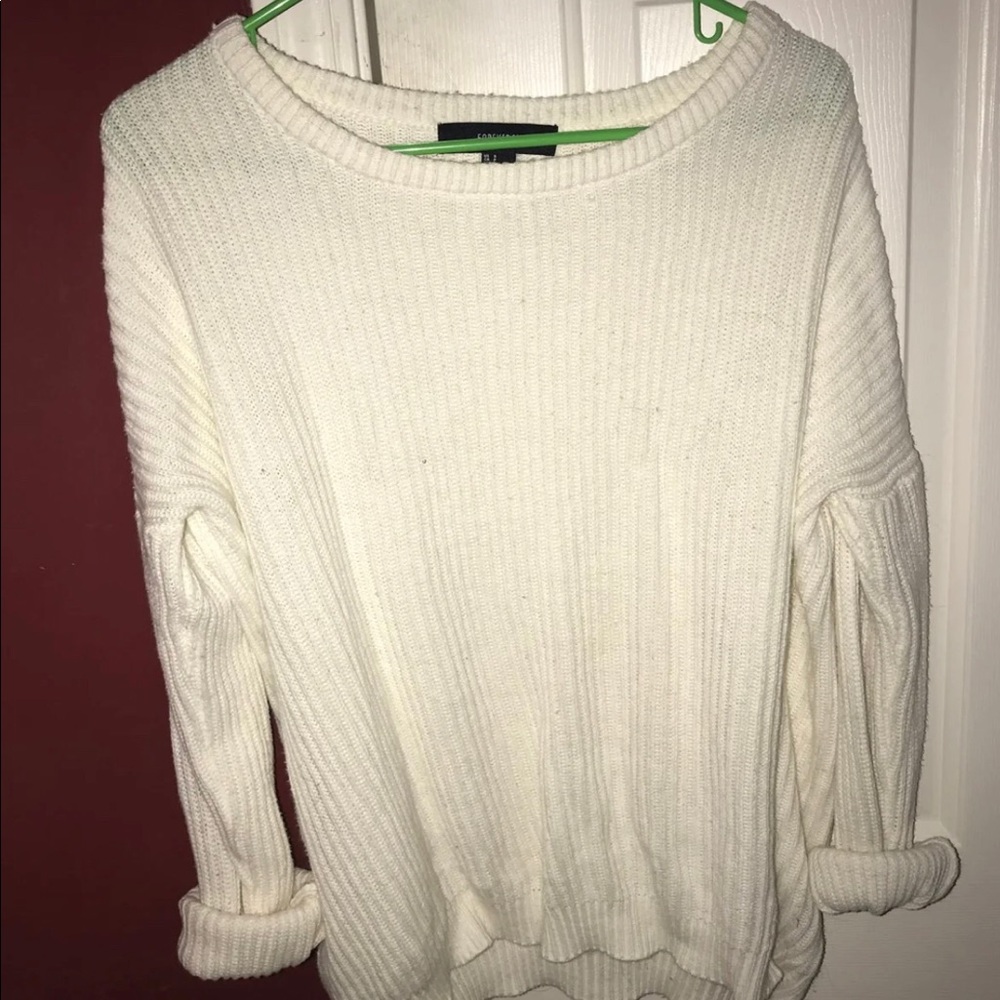 Small White Sweater